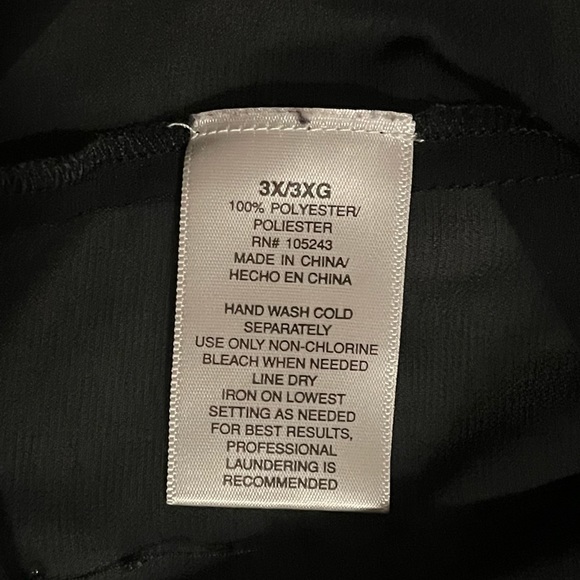 a.n.a Sheer Black Beaded Top - Picture 10 of 10